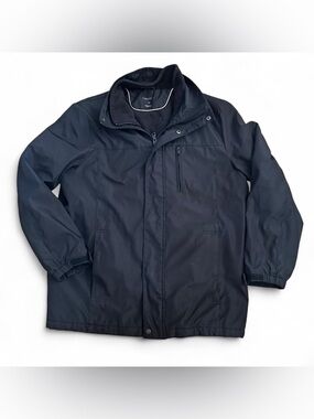 Calvin Klein Men’s Black Weather-Resistant winter Jacket sz M